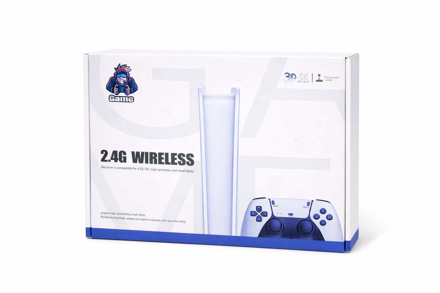 دسته بازی بی‌سیم 2.4G با اتصال پایدار و تأخیر کم