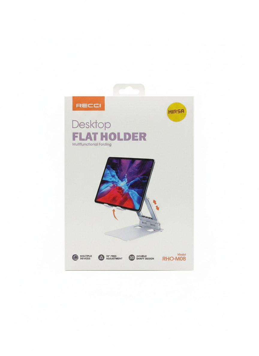 هولدر رومیزی تاشو RECCI مدل RHO-M08 مناسب موبایل و تبلت