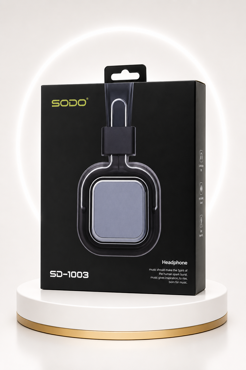 حتماً، تصویر نمی‌خوام. فقط عنوان آگهی:  هدفون SODO مدل SD-1003